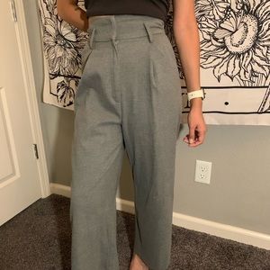 grey pants